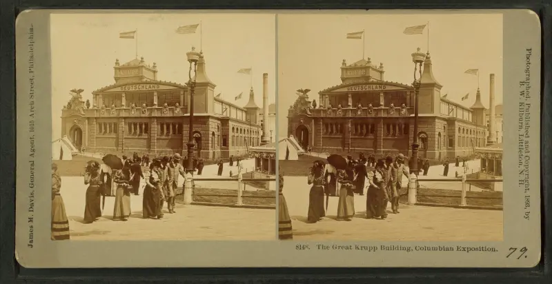 The great Krupp building, Columbian Exposition