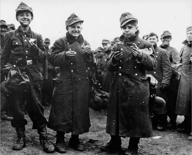 Captured German Soldiers in 1945