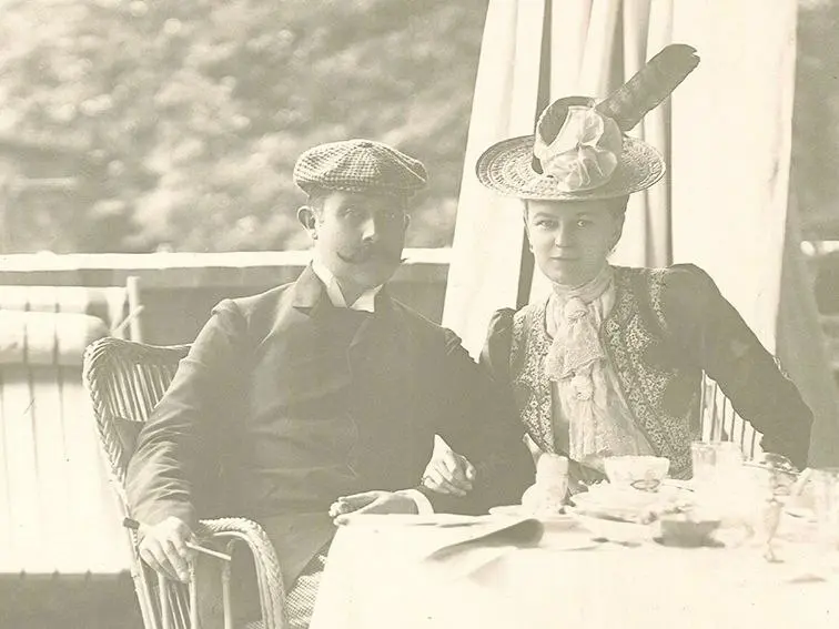 Franz Ferdinand and Sofia Shortly After Wedding