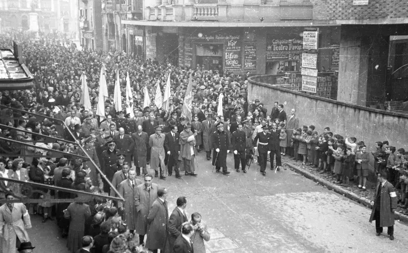 Recibimiento al obispo Benjamín de Arriba