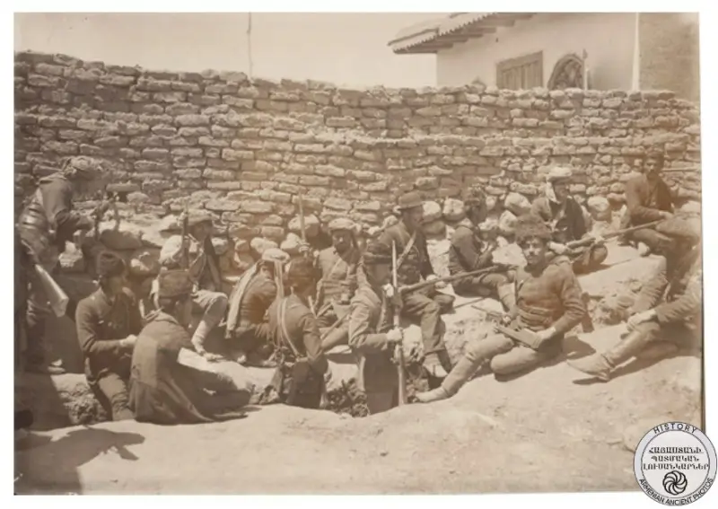 Van's self-defenders in position.