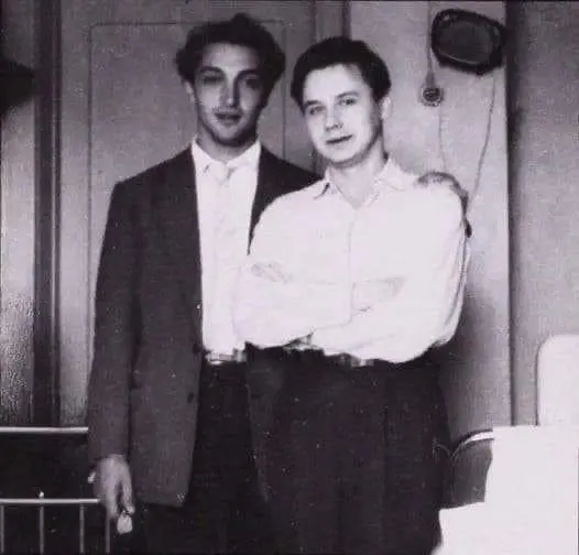 Mikhail Kozakov and Oleg Tabakov in the dormitory