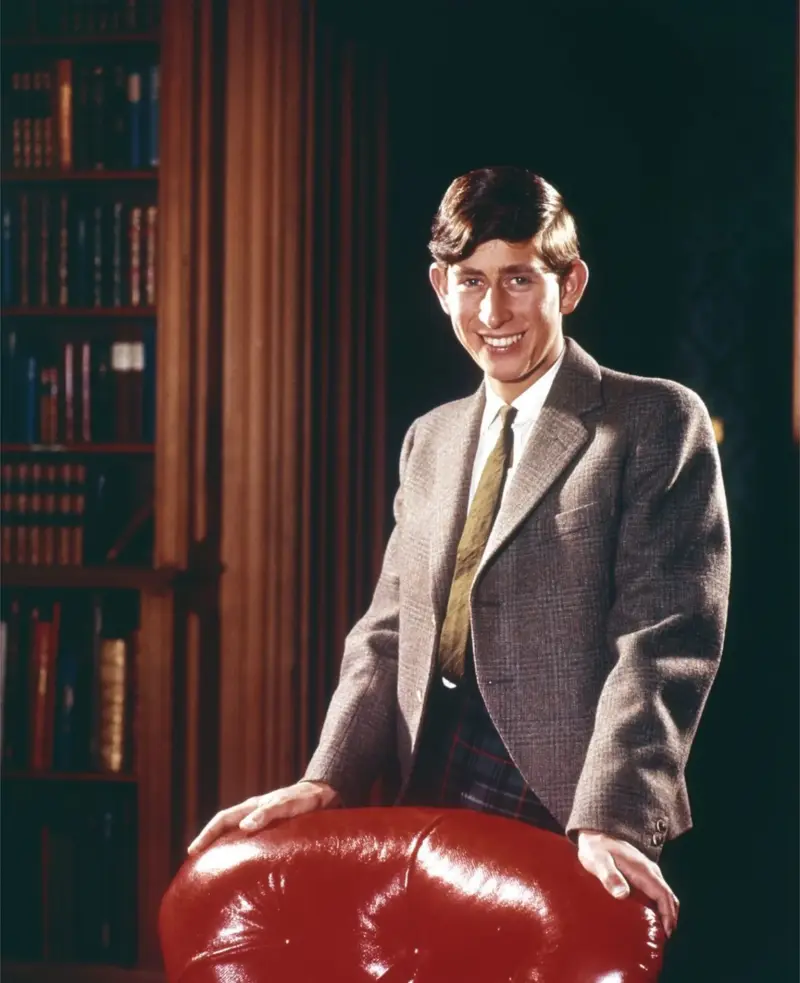 Prince Charles wearing the Balmoral tartan